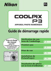 Nikon COOPLIX P3 Mode D'emploi