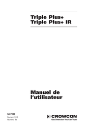 Crowcon Triple Plus+ IR Manuel De L'utilisateur