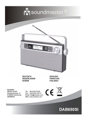 SOUNDMASTER DAB650SI Guide D'utilisation
