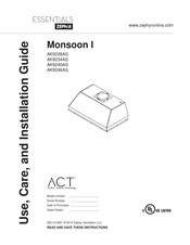Zephyr Monsoon I AK9240AS Guide D'utilisation, D'entretien Et D'installation