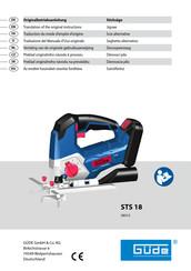 Güde 58512 Traduction Du Mode D'emploi D'origine