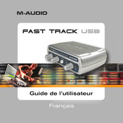 M-Audio FAST TRACK USB Guide De L'utilisateur