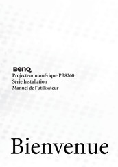 BenQ PB8260 Série Manuel De L'utilisateur