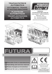 Ferrari Costruzioni Meccaniche PFUT-011 Mode D'emploi