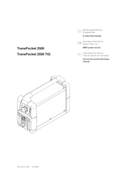 Fronius TransPocket 2500 Instructions De Service