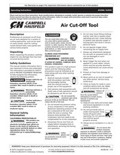 Campbell Hausfeld TL053500AV Instructions D'utilisation
