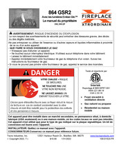 Fireplace Xtrordinair 864 TRV GSR2 Manuel Du Propriétaire