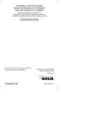 Kohler K-T16113 Guide D'installation