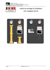 PAW D31 HeatBloC DN 25 Notice De Montage Et D'utilisation