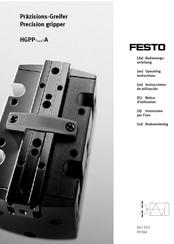 Festo HGPP 12-A Notice D'utilisation