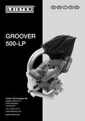 Leister GROOVER 500-LP Instructions D'utilisation