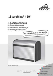 Biohort StoreMax 160 Instructions De Montage