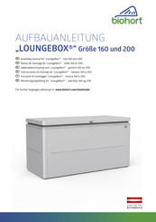 biohort LoungeBox 200 Notice De Montage