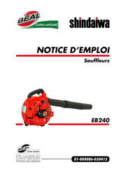 BEAL shindaiwa EB240 Notice D'emploi