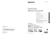 Sony PXW-X320 Mode D'emploi