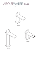 ABOUTWATER AK/25 T006WU Instructions De Montage