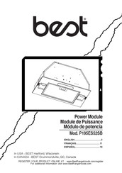 Best P195ES52SB Mode D'emploi