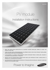 Samsung PV-MBA1BG Instructions D'installation