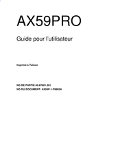 AOpen AX59PRO Guide De L'utilisateur