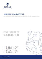 Royal Catering RCCC-58-BT Manuel D'utilisation