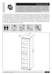 ML MEBLE Blanco 0201 Notice De Montage