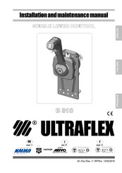 Ultraflex B 310 Manuel D'installation Et D'entretien