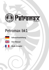 Petromax bk1 Mode D'emploi