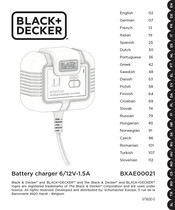 Black & Decker BXAE00021 Instructions D'utilisation