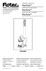 Flotec Easy Sump FPZS50RP Notice D'utilisation