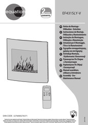 EQUATION EF431SLY-V Notice De Montage, D'utilisation Et D'entretien