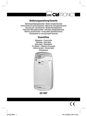 Clatronic DO 3087 Mode D'emploi & Garantie