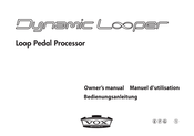 VOX Amplification Dynamic Looper Manuel D'utilisation