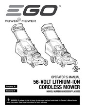 Ego Power+ LM2020SP Guide D'utilisation