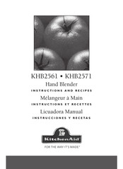 KitchenAid KHB2571 Manuel D'instructions