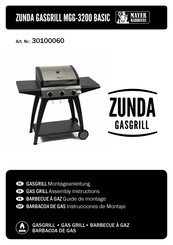 Mayer Barbecue ZUNDA MGG-3200 BASIC Guide De Montage