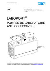 KNF LAB LABOPORT N 840.3 FT.18 Traduction Du Mode D'emploi Original