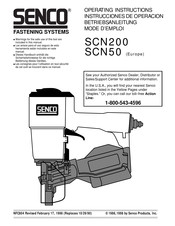 Senco SCN200 Mode D'emploi