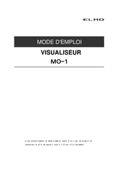 Elmo MO-1 Mode D'emploi