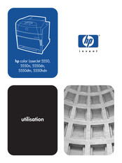 HP Color LaserJet 5550dn Utilisation