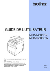 Brother MFC-9560CDW Guide De L'utilisateur