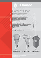 Flamco CLEAN Instructions De Montage Et D'utilisation