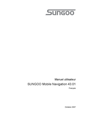 SUNGOO Mobile Navigation 43.01 Manuel Utilisateur