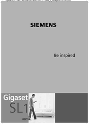 Siemens Gigaset SL1 Manuel D'utilisation