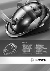 Bosch BSG7 Série Notice D'utilisation
