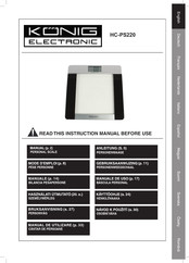 König Electronic HC-PS220 Mode D'emploi