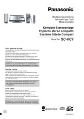 Panasonic SC-HC7 Mode D'emploi