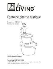 for Living 059-7309-8 Guide D'assemblage