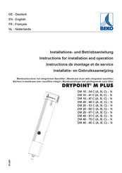 Beko DRYPOINT DM 10-34 C-N Instructions De Montage Et De Service
