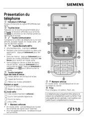 Siemens CF110 Mode D'emploi