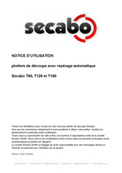 Secabo T160 Notice D'utilisation